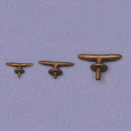 Klick zeigt Details von Klampe 20 mm Metall brüniert Typ 1 (2er-Pack)