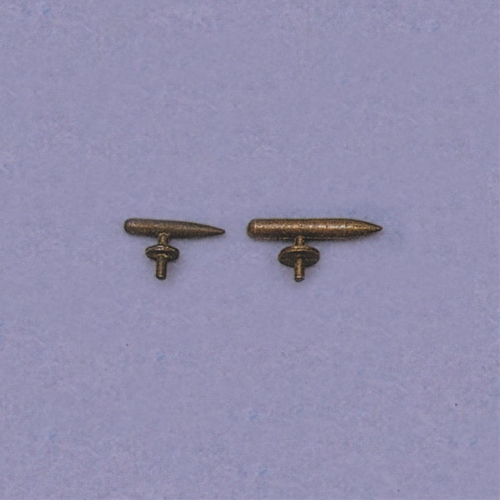Klick zeigt Details von Klampe 15 mm Metall brüniert Typ 2 (2er-Pack)