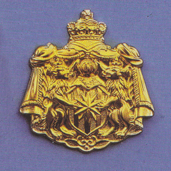 Klick zeigt Details von engl. Wappen 50x52mm