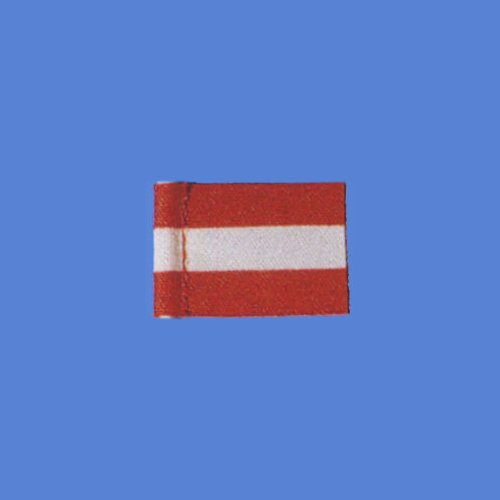 Klick zeigt Details von Flagge Österreich, 20 x 30 mm