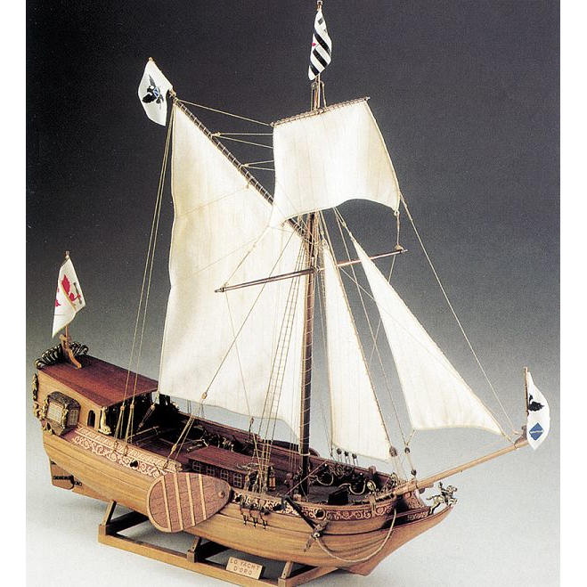 Klick zeigt Details von Modellbausatz Schiffsmodell Brandenburgische Yacht von 1679 - 17. Jh. - M 1:50