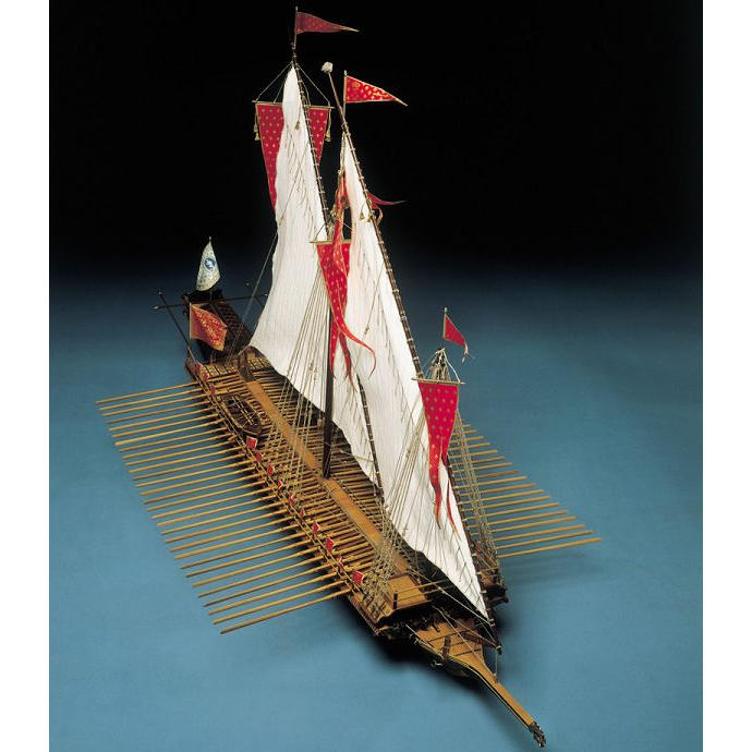 Klick zeigt Details von Modellbausatz Schiffsmodell Reale de France - französische Galeere 17. Jh. z.Zt. Ludwig XIV - M 1:60