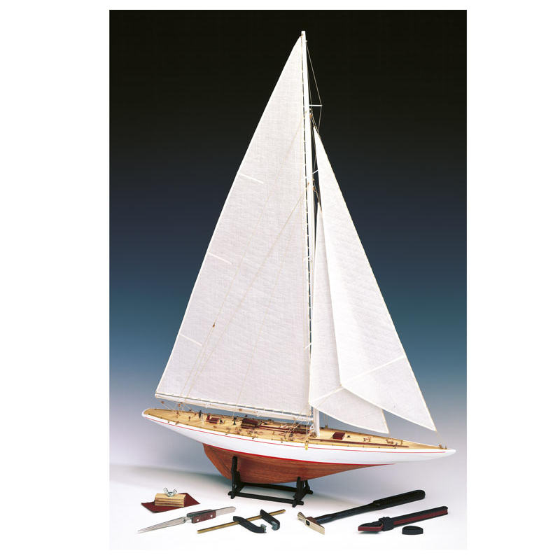 Klick zeigt Details von Modellbausatz Schiffsmodell Rainbow - America