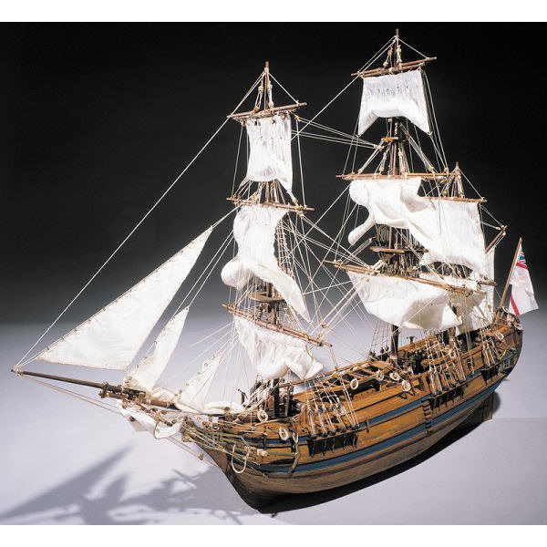 Klick zeigt Details von Bauplan HMS Bounty - englisches Handelsschiff von 1784 - M 1:60 (Mantua)