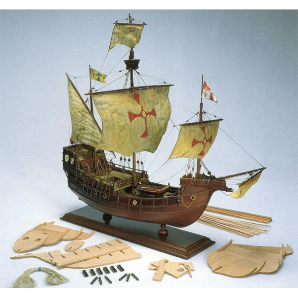 Klick zeigt Details von Bauplan Santa Maria - Kolumbus Flotte von 1492 - M 1:65
