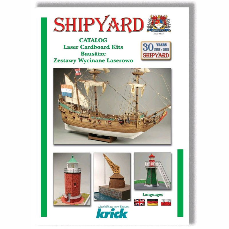 Klick zeigt Details von SHIPYARD Katalog Karton Lasercut Bausätze